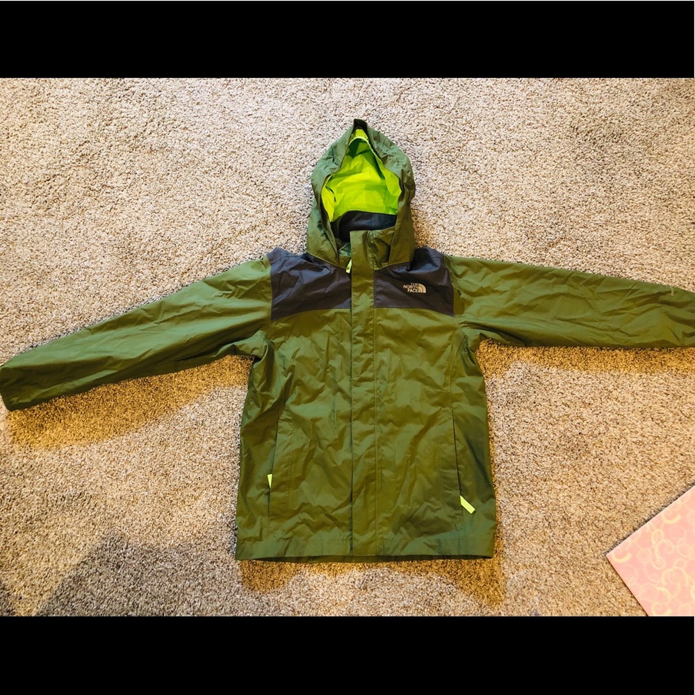 Boys North Face rain jacket